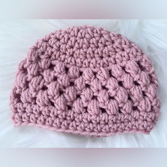 Set of 3 Baby Girl Crochet Hats Punk Yellow - Picture 5 of 6